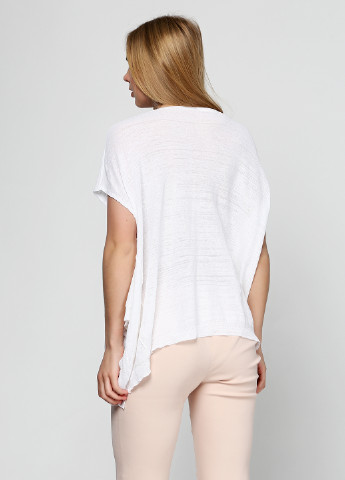 Белая летняя футболка DKNY