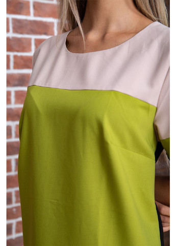 Зеленое кэжуал платье Ager однотонное