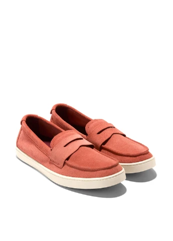 Коралловые кэжуал туфли Cole Haan без шнурков