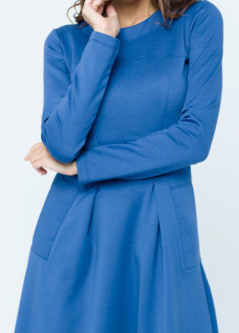 Синее кэжуал платье Mascot однотонное
