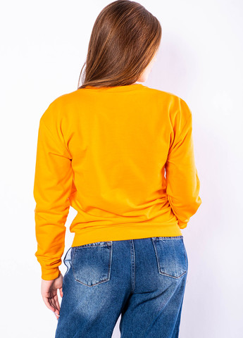 Помаранчевий світшот Time of Style напис без декору (279005320)