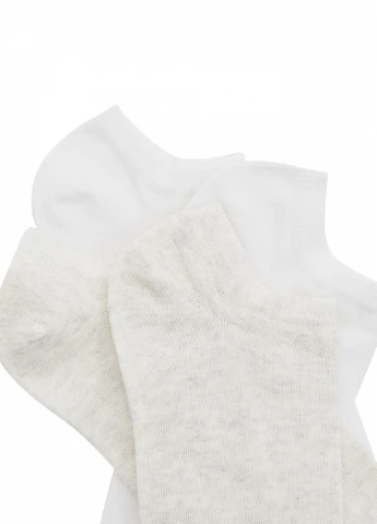 Белые носки (2 пары) United Colors of Benetton однотонные (118094400)
