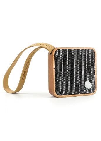 Блутуз-колонка "MI SQUARE" 3 Ватта; дерево вишня Gingko G005CH (219327789)