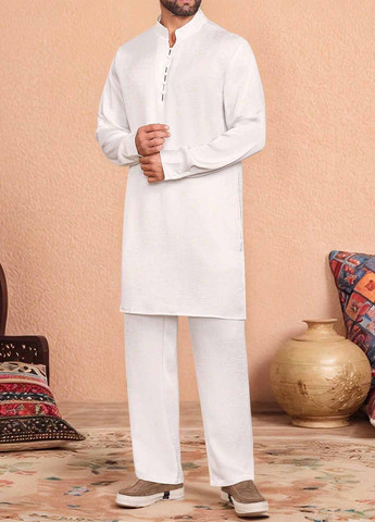 Белый демисезонный костюм (рубашка, брюки) брючный SHEIN