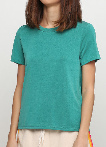 Зеленая летняя футболка Monki