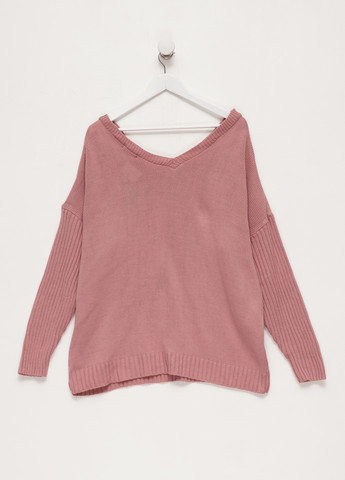 Розово-коричневый демисезонный пуловер пуловер Boohoo