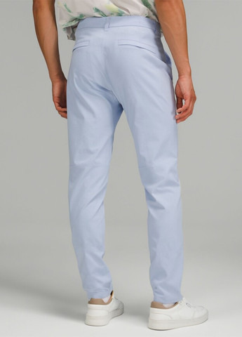 Серо-голубые кэжуал демисезонные чиносы брюки Lululemon Athletica