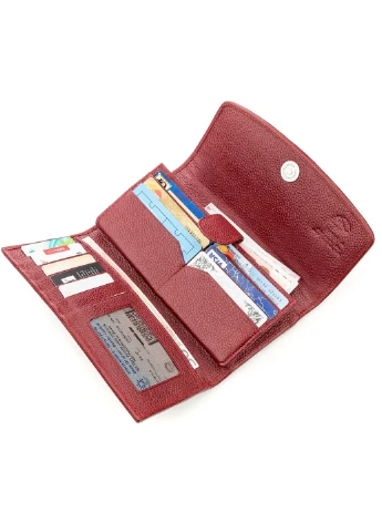 Женский кожаный кошелек 18,5х10 см Stingray Leather (229459195)