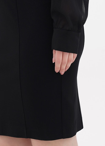 Черное кэжуал платье футляр Liu Jo однотонное