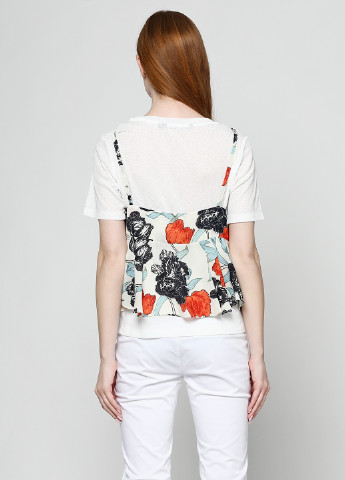 Белый демисезонный комплект (футболка, топ) Silvian Heach