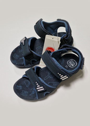 Темно-синие кэжуал, спортивные сандалии Cool Club на липучке