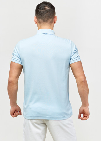 Голубой футболка-поло для мужчин Campione однотонная