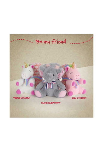 Плед з м'якою іграшкою, 120x80 см Perletti (363640833)