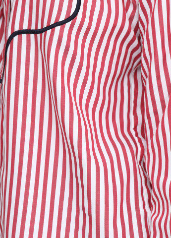 Красная кэжуал рубашка в полоску Minimum