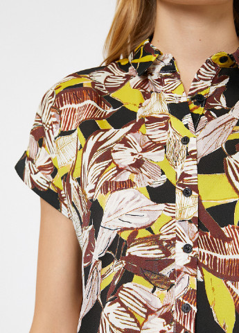 Комбинированная летняя блуза KOTON