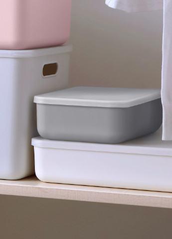 Ящик для зберігання з кришкою, 25,7х18х8 см MVM (253475366)