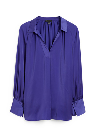 Васильковая блуза C&A