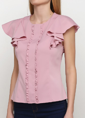 Рожева літня блуза ZUBRYTSKAYA