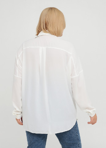 Біла демісезонна блуза на запах Asos