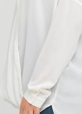 Белая демисезонная блуза на запах Asos
