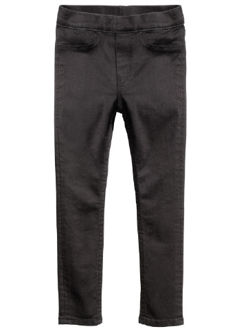 Джеггінси (2 шт.) H&M однотонні комбіновані джинсові бавовна