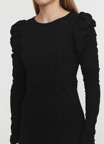 Черное кэжуал платье Nanka однотонное