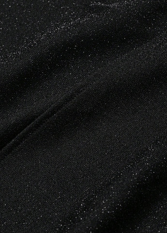 Чорна домашній сукня на запах, кльош SHEIN однотонна