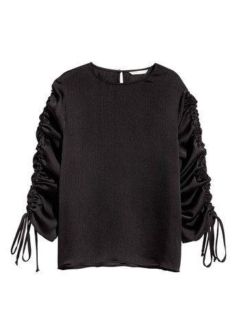 Чёрная блуза H&M