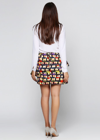 Разноцветная кэжуал с абстрактным узором юбка Marni мини