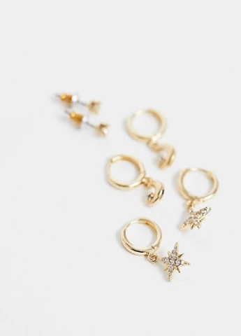 Комплект Серег 3 Пари Asos (228731148)