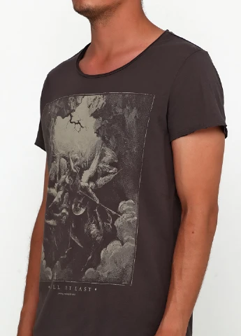 Темно-сіра футболка H&M