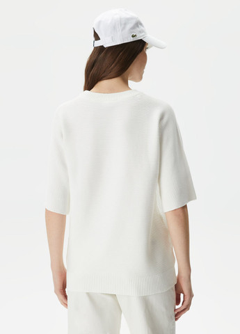 Белый демисезонный джемпер джемпер Lacoste