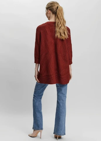 Терракотовый демисезонный свитер Vero Moda