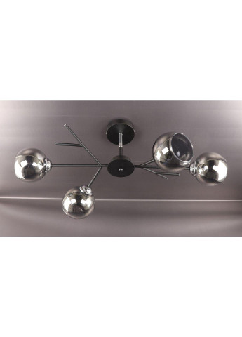 Люстра стельова на 4 лампочки 088/4-bk-br Чорний 34х35х75 см. Sunnysky (253122443)