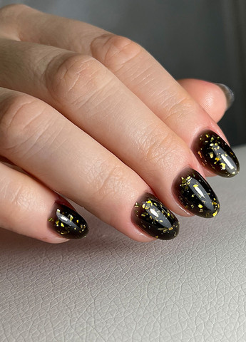 База для маникюра черная с золотой талией, Any Base 05, 15 г Izzy (363030633)