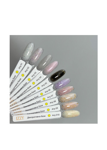 База для маникюра черная с золотой талией, Any Base 05, 15 г Izzy (363030633)