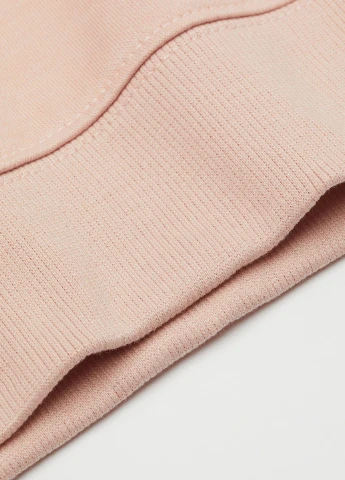 Світло-рожевий світшот фліс,світло-рожевий, H&M Basic (255192650)