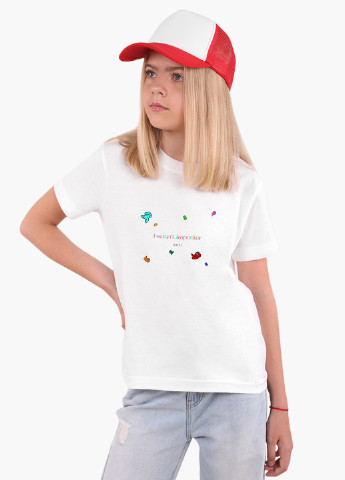 Біла демісезонна футболка дитяча я не был предателем амонг ас (i wasn`t impostor among us) білий (9224-2428) 164 см MobiPrint