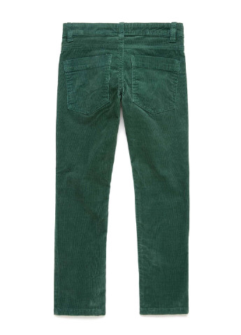 Зеленые кэжуал демисезонные брюки прямые United Colors of Benetton