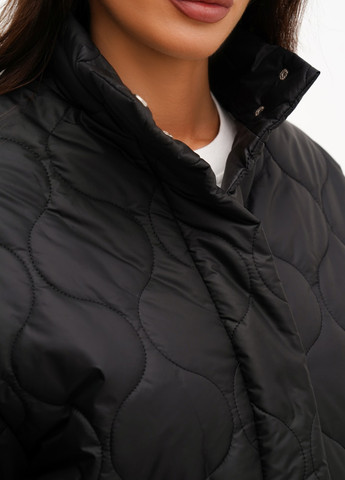 Черная демисезонная куртка куртка-лайнер ESSME