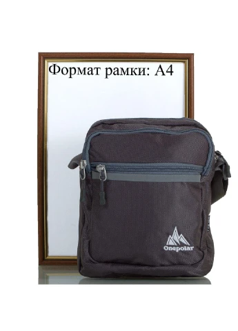 Чоловіча спортивна сумка 18х20х8 см Onepolar (195706168)