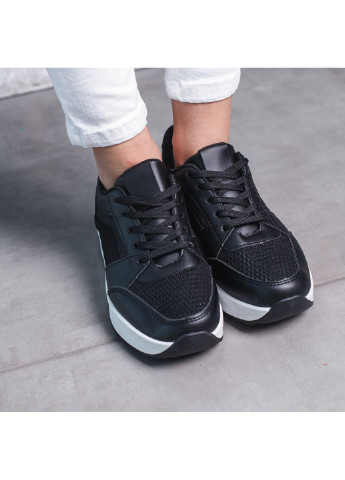 Черные демисезонные кроссовки женские countess 3521 41 25,5 см черный Fashion