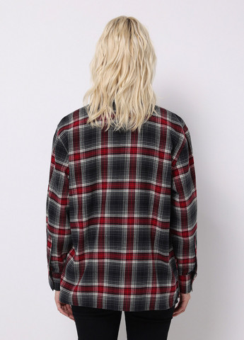 Темно-серая кэжуал рубашка в клетку Colin's