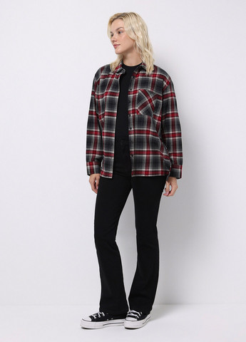 Темно-серая кэжуал рубашка в клетку Colin's