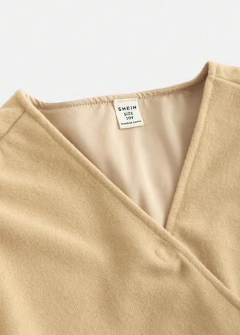 Песочное демисезонное Пальто оверсайз SHEIN