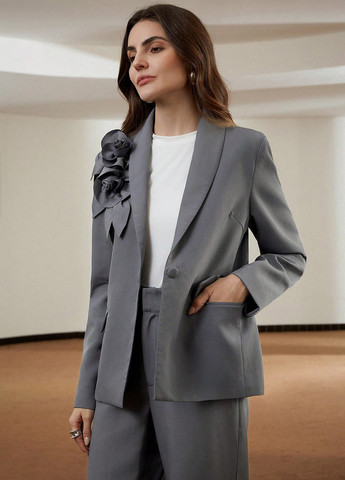 Костюм (жакет, брюки) SHEIN (324629980)