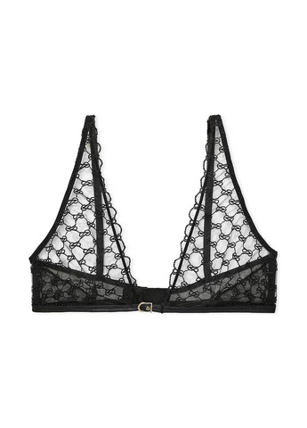 Черный демисезонный комплект (бюстгальтер, трусики) Victoria's Secret