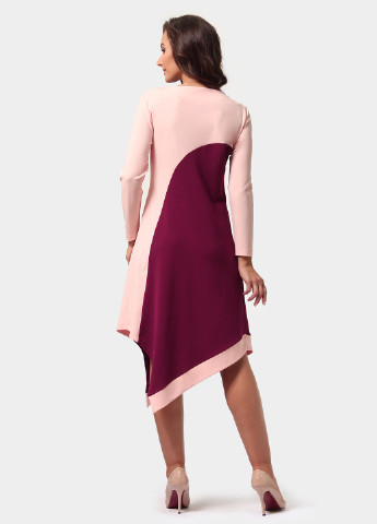 Рожево-лілова кежуал сукня, сукня а-силует Alika Kruss однотонна