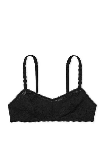 Чорний демісезонний комплект (бюстгальтер, трусики) Victoria's Secret