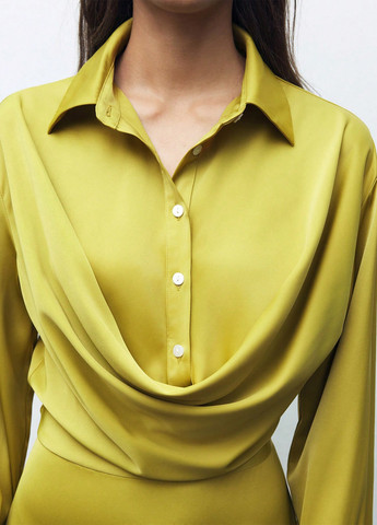 Лайм кежуал сукня сукня-сорочка, футляр SHEIN однотонна